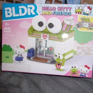 BLDR Hello Kitty and Friends Keroppi Mart 0103 269pcs Jazwares Building Set